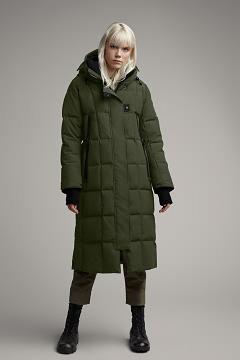 Chamarras Canada Goose Mujer Outlet - Elmwood Abrigos Verdes NT1804756